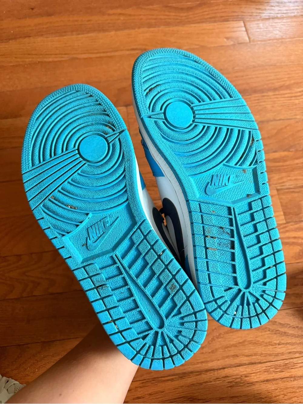 Blue Nike Air Jordan’s Men’s Shoes, size 8.5